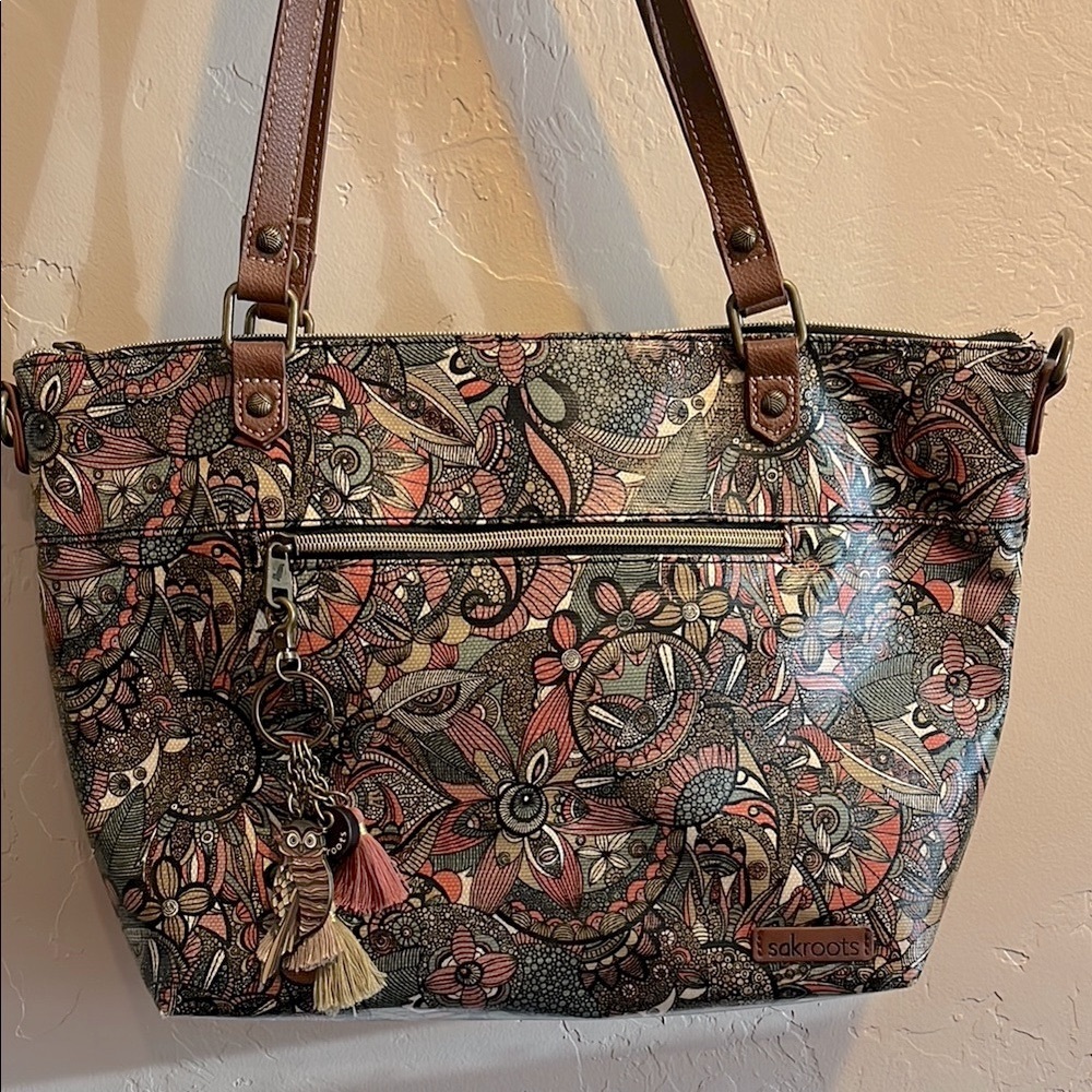 Sakroots Sienna Spirit Desert Patterned Metro Tote Bag